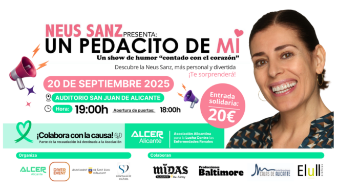 Evento solidario “Un pedacito de mí” | ALCER Alicante