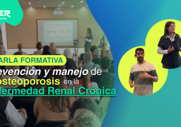 Charla sobre prevención de la osteoporosis en enfermedad renal crónica de ALCER Alicante en el Hospital Doctor Balmis.